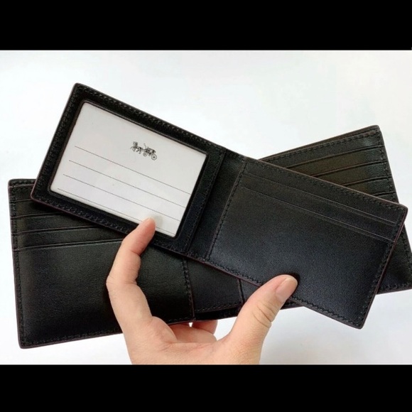 Authentic Coach Calf leather 2 in 1 wallet/Card/ID - Picture 6 of 7